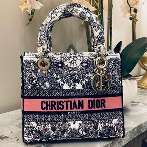 SALE….- Authentic Christian Dior Lady D-Lite Medium